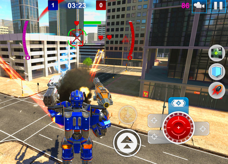 Mech Wars: Multiplayer Robots Battle Screenshot